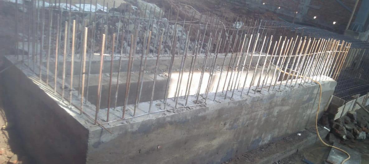 Rebaring with Hilti Epoxy Mortar